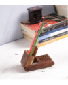 Brown Solid Wood Pen Holder Brown Solid Wood Pen Holder